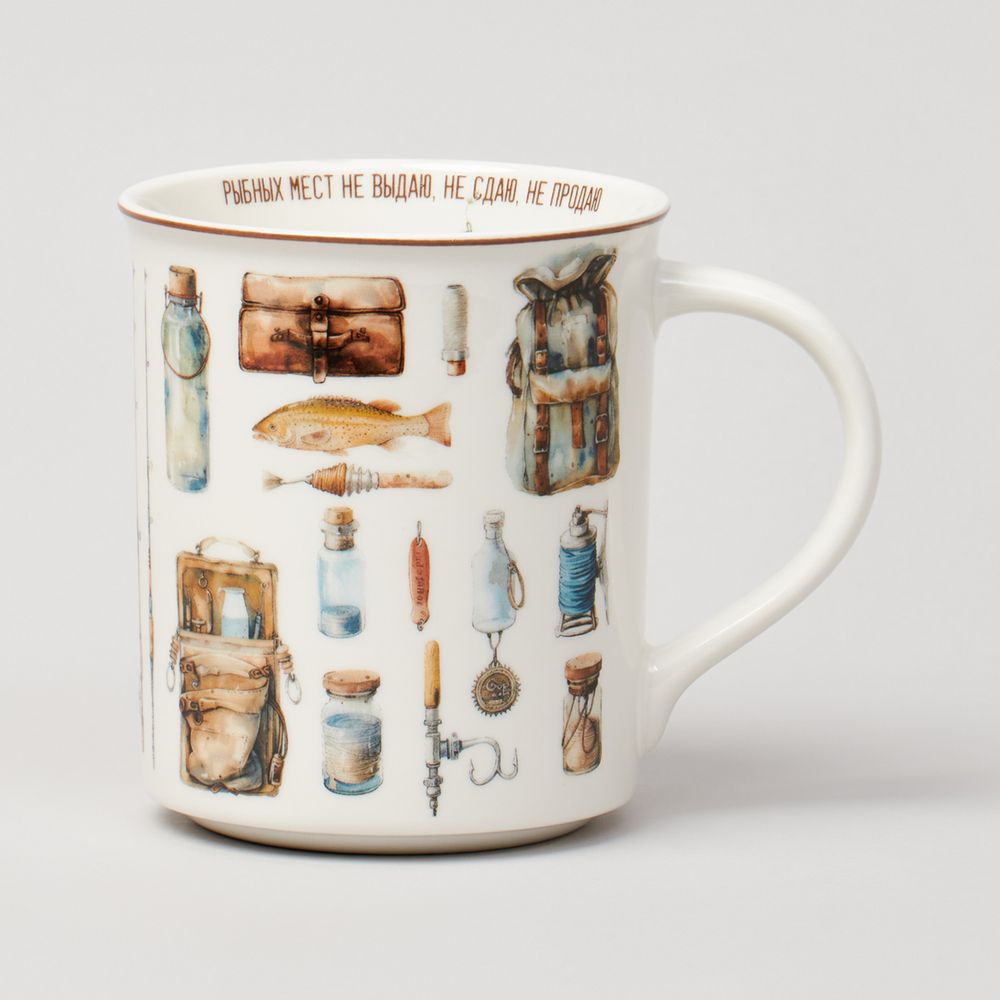 КРУЖКА LEFARD "РЫБАЛКА" 460 МЛ