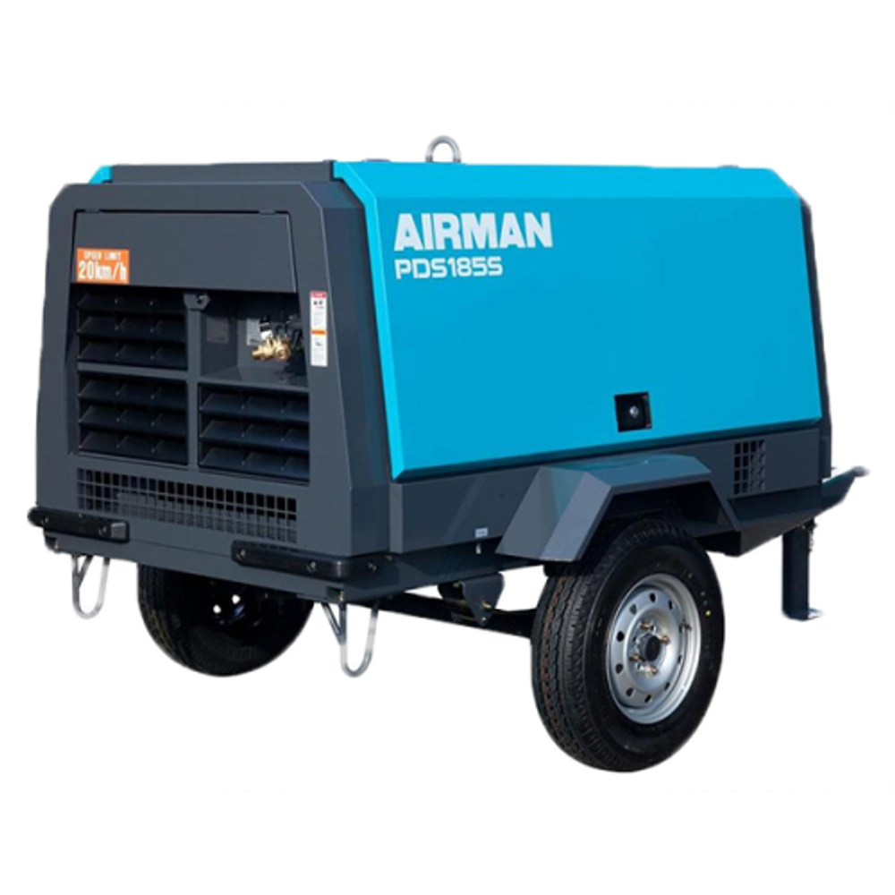 Винтовой компрессор AIRMAN PDS 185 S-W (на шасси)