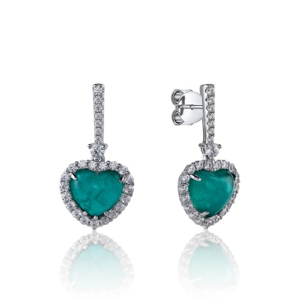 Серьги сердца