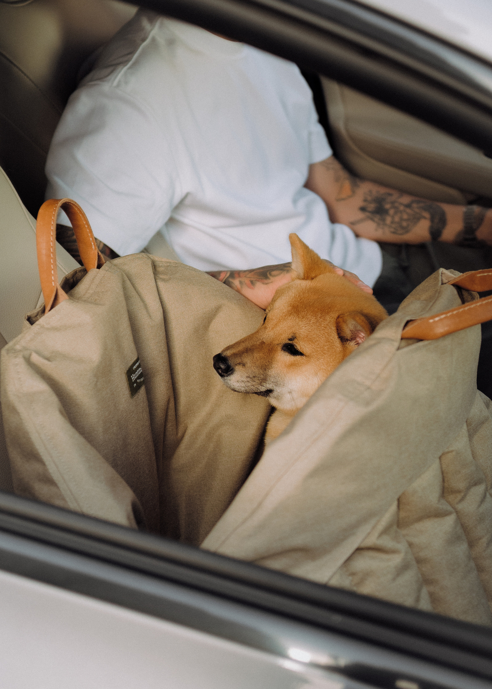 Чехол для автокресла облегчённый, бежевый