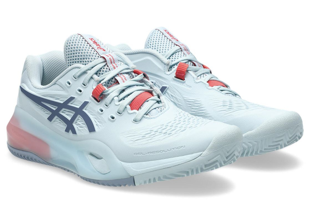 Женские Кроссовки теннисные Asics Gel-Resolution X Clay - sky/grey blue