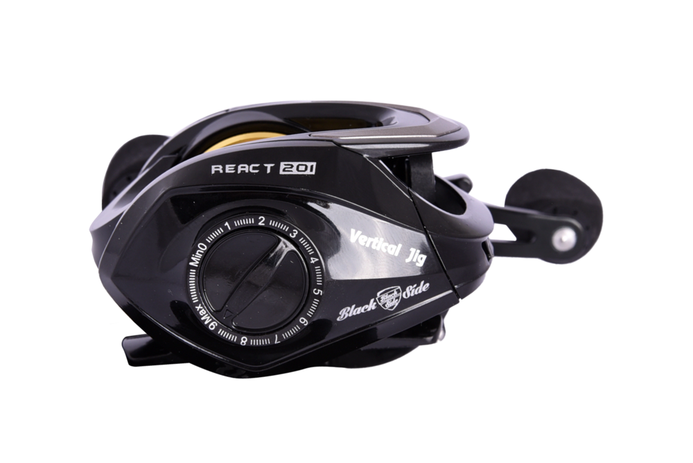 Катушка мультипликаторная Black Side React 201 VJ (3+1 подш.)