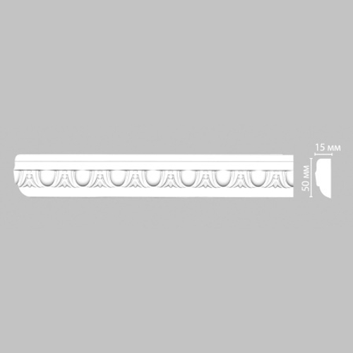 Молдинг с рисунком Decomaster 98202F гибкий 50х15х2400мм