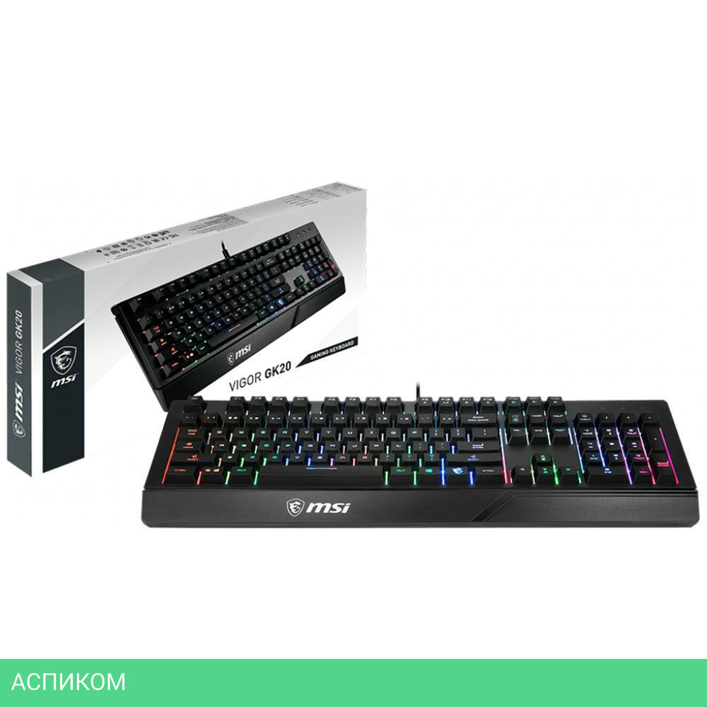 Клавиатура MSI Vigor GK20 RU Black