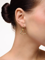 Серьги "Wood Love" Gold