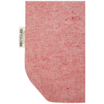 Эко-сумка Pheebs объемом 9 л из переработанного хлопка плотностью 150 г/м² с передним карманом