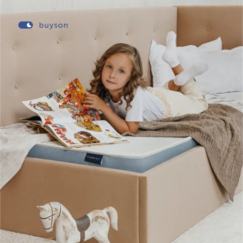 Детский матрас BuyCute, 11 см, 2 уровня жесткости, независимые пружины