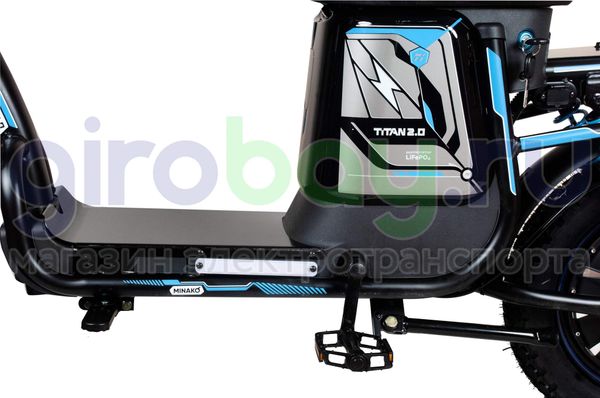 Электровелосипед Minako TITAN 2.0 Li-NMC (60V/30Ah) - Синий