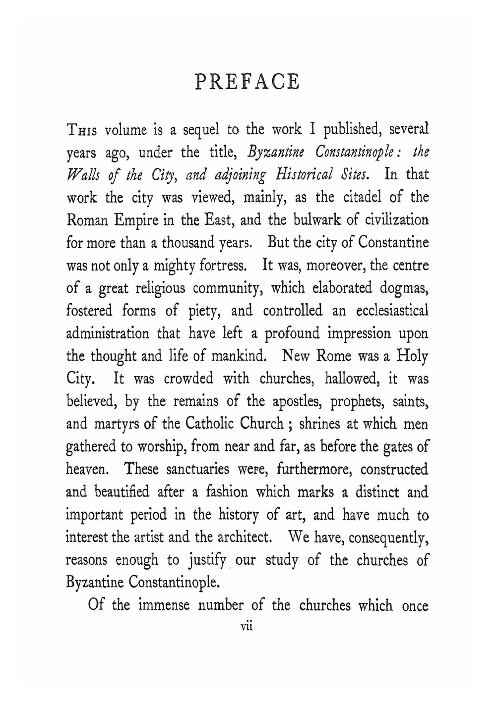 Byzantine Churches In Constantinople Their History And Architecture | Alexander van Millingen