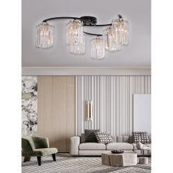 Люстра Rivoli June 1062-306 6хЕ27 60 Вт хрусталь | Rivoli