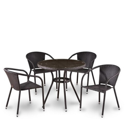 Комплект мебели в сад T282ANT/Y137C-W53 Brown 4Pcs