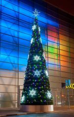 Уличная елка каркасная "Евро-2 Сосна" (Леска) 12 м