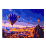 Картина по номерам 20*28,5см "Вечер Каппадокии" (Lori)