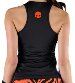 Женский топ теннисный Hydrogen Tiger Tech Tank Top - черный