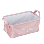 Корзина для хранения "Велюр" Д340 Ш220 В160, розовый