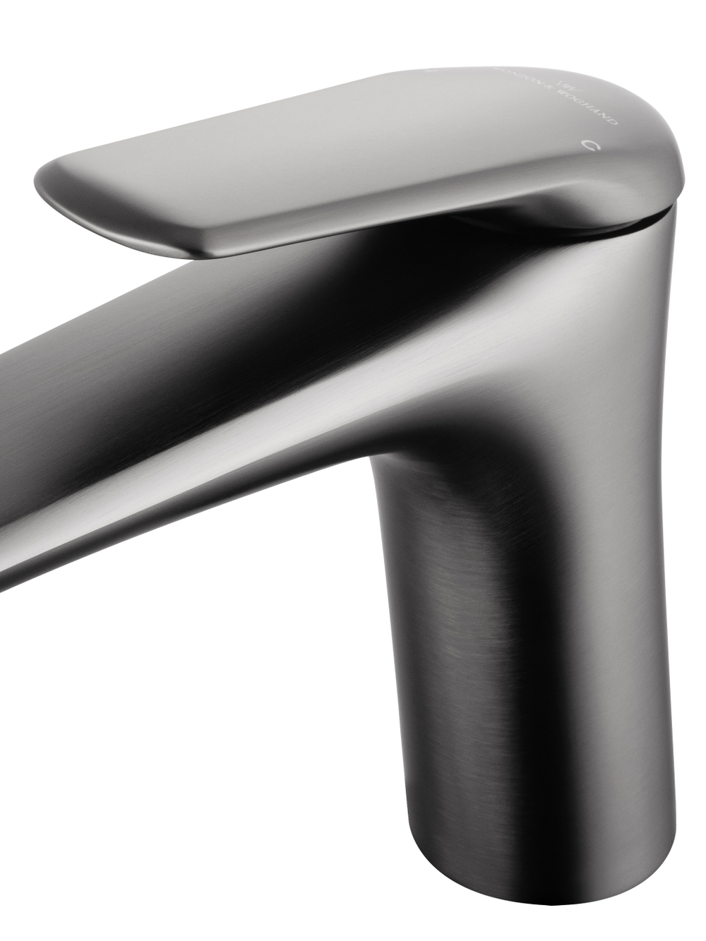 Смеситель для раковины WONZON & WOGHAND Elbe, Темный графит (WW-A41222-BGG)