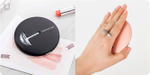 Зеркало косметическое Jordan&Judy Led Lighted Travel Makeup Mirror NV030 (розовое)
