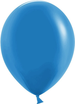 Шар Латекс (12\30 см) Синий, пастель, 1 шт