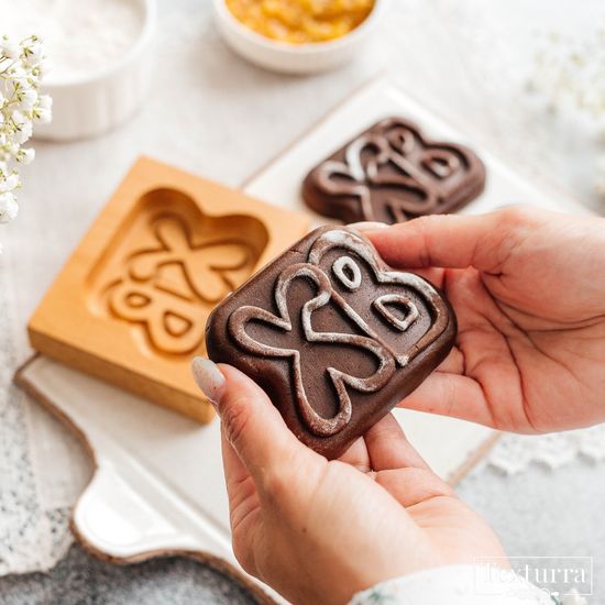 Пряничная форма ХВ для выпечки с начинкой