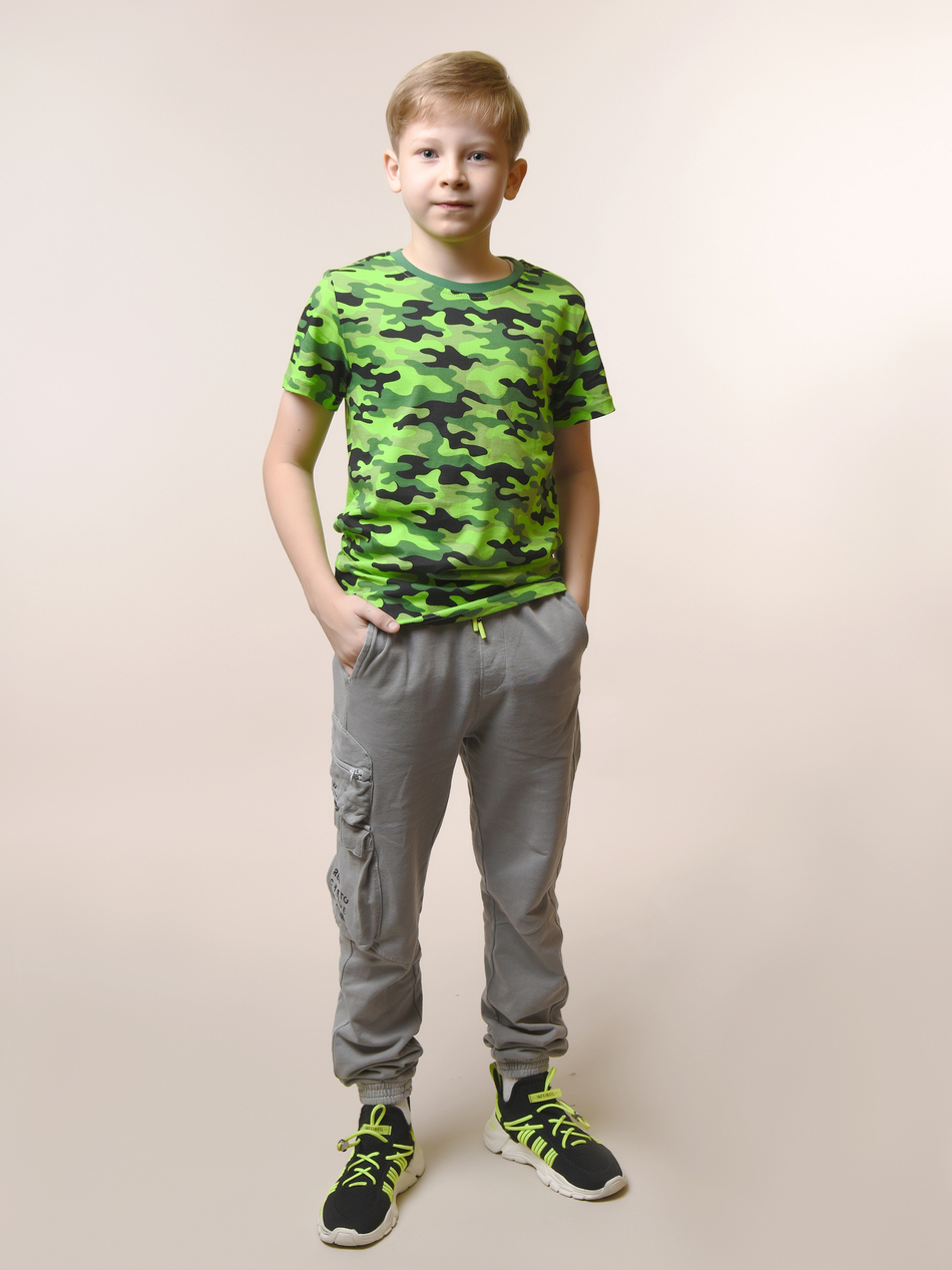 Футболка для мальчика камуфляжная