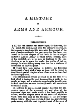 An illustrated history of arms and armour: from the earliest period to the present time | Auguste Demmin