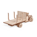 Грузовичок ЛТ лесовоз Lemmo - Деревянный конструктор, сборная модель, для детей