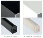 Зонт профессиональный с воланом Scolaro Galileo Maxi Dark, антрацит, слоновая кость