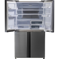 Холодильник Sharp SJ-EX93P-SL 4-х дверный холодильник с инверторным компрессором и уникальной технологией очистки и ионизации воздуха Plasmacluster ION.