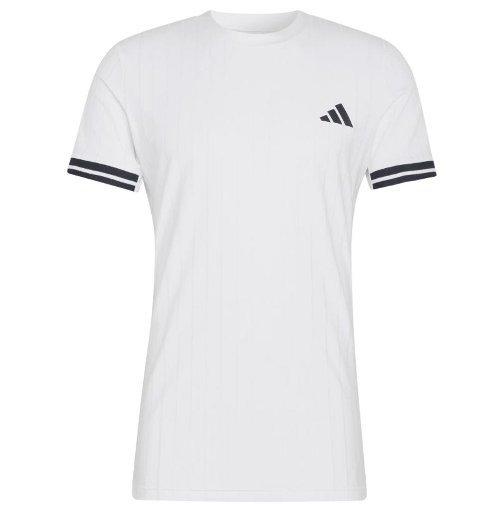 Мужская теннисная футболка Adidas Climacool Freelift Pro - white