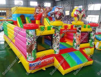 Надувной батут "В гостях у совы", 6,5*4,8*3,4 м