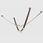 Светильник подвесной Crystal Lux BOSQUE SP7 L3000 BROWN/TRANSPARENT