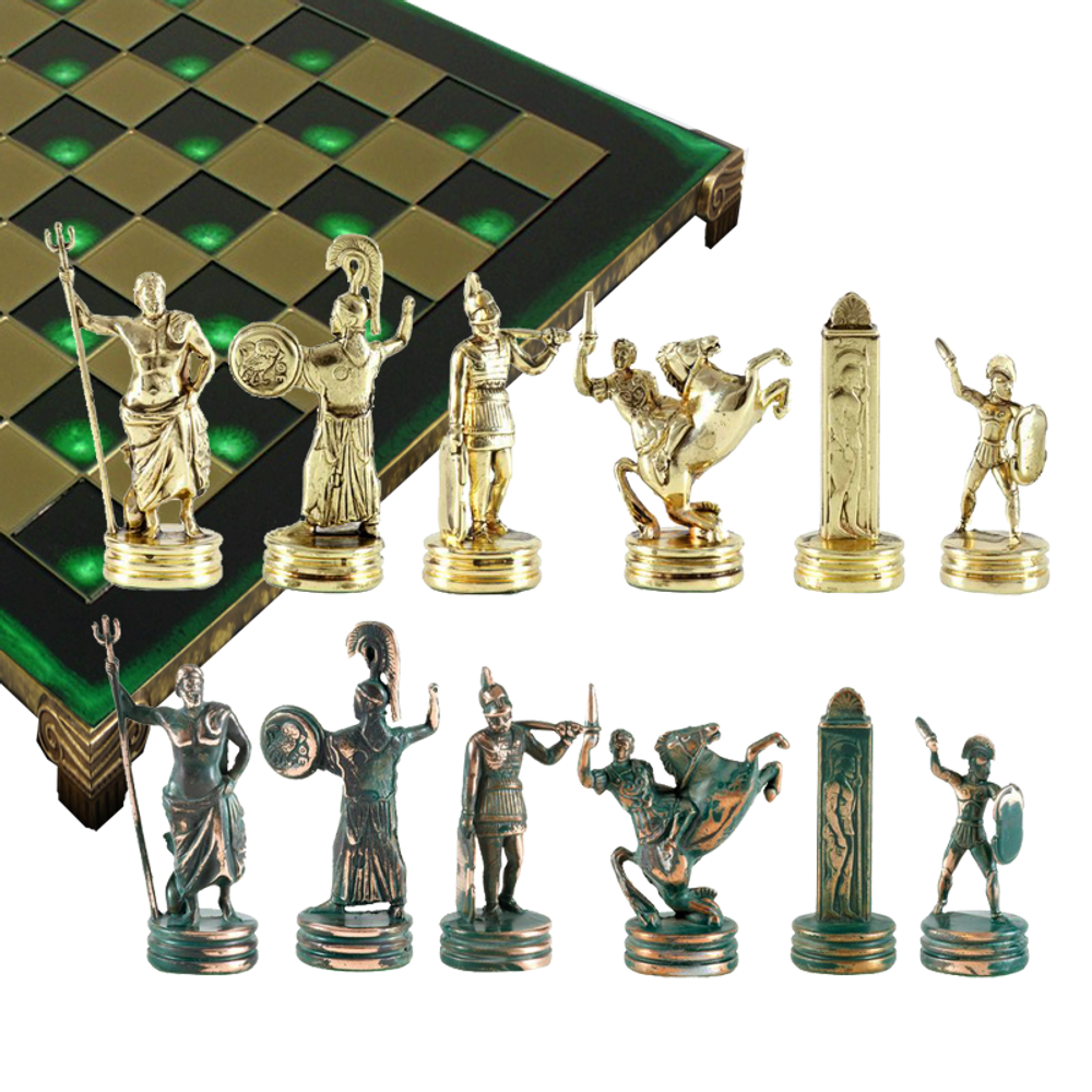 Manopoulos Шахматный набор Троянская война