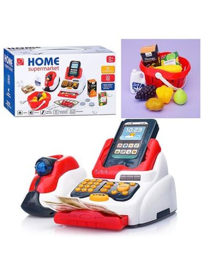 Игровой набор Магазин с Кассой с набором продуктов, свет, звук (668-120)