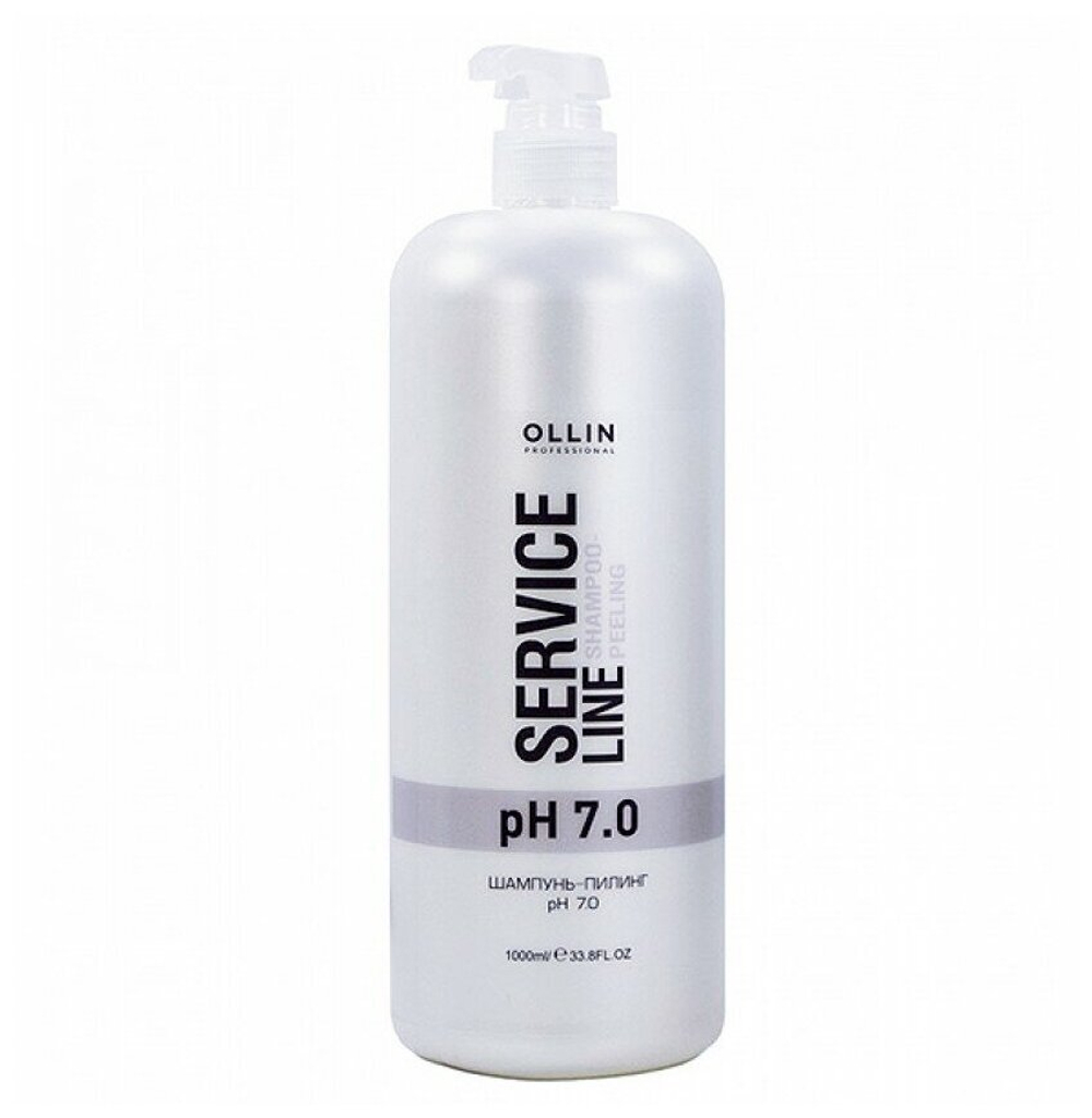OLLIN SERVICE LINE Шампунь-пилинг рН 7.0 1000мл/ Shampoo-peeling pH 7.0