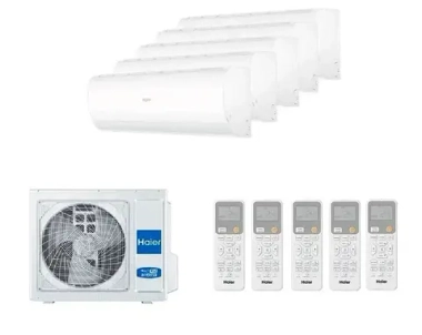 Мультисплит-система Haier на 5 комнаты (25+25+25+25+25 кв.м.) Coral
