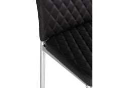 Барный стул Teon black / chrome
