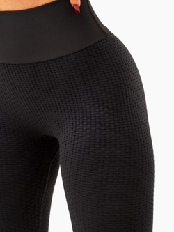 Леггинсы RYDERWEAR Honeycomb Scrunch Black