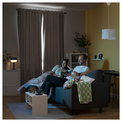 IKEA BRUKSVARA  (ИКЕА БРУКСВАРА)  -  Штора, 1 шт, на ленте/серая, 140x250 см