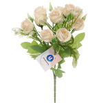Искусственные цветы «Летняя фантазия» Розы 30см цвет бежевый