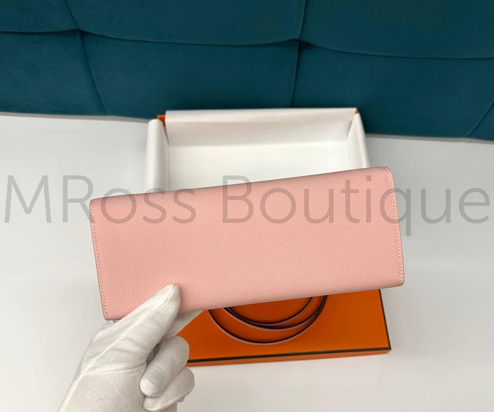 Сумка-клатч Hermes Maillon To Go Wallet в розовом цвете