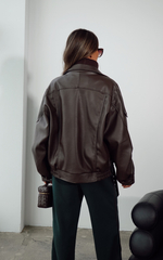 Куртка демисезонная из экокожи