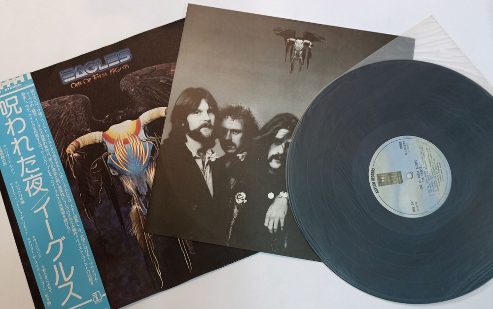 Винтажная виниловая пластинка LP Eagles One Of These Nights (Japan 1975) (Obi)