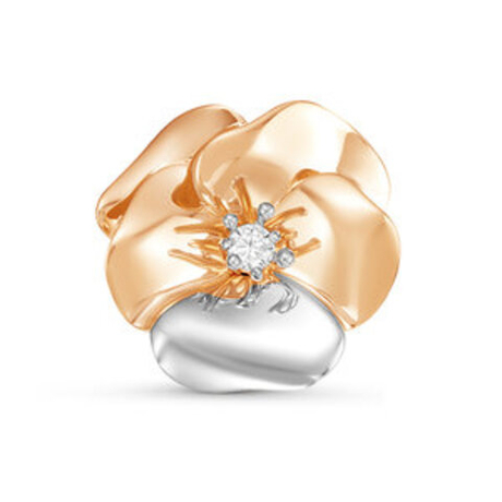 Подвеска из золота с фианитами