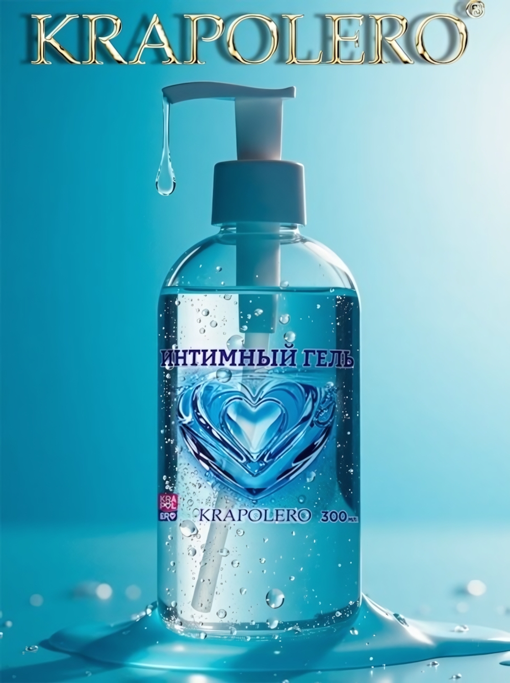 Интимный гель 300 мл КРАПОЛЕРО (Цвет: прозрачный)
