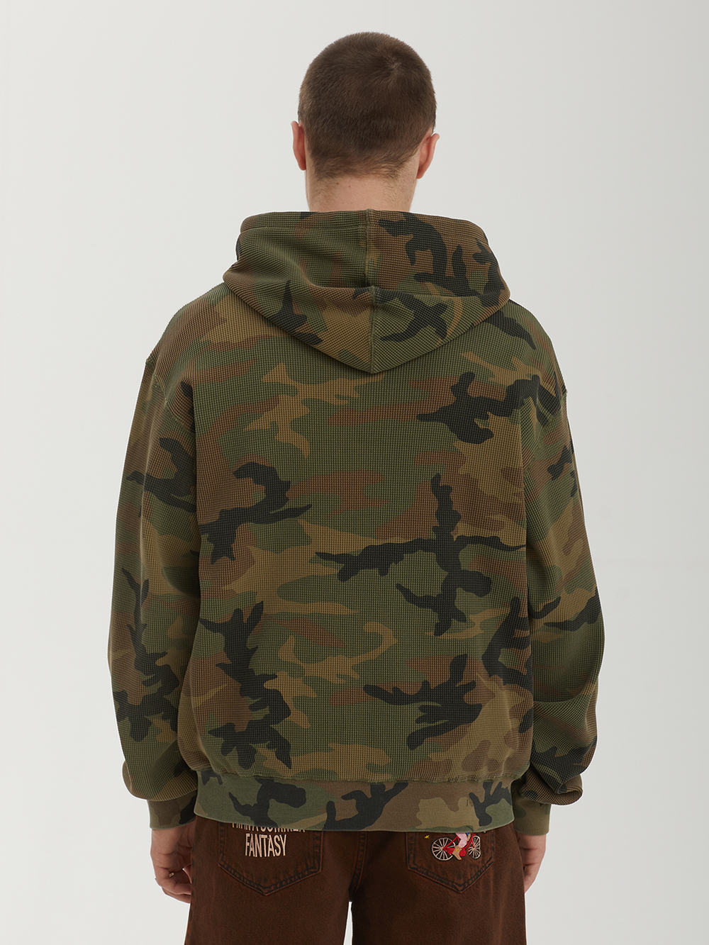 Мужская Толстовка Camouflage Thermal Zip Up