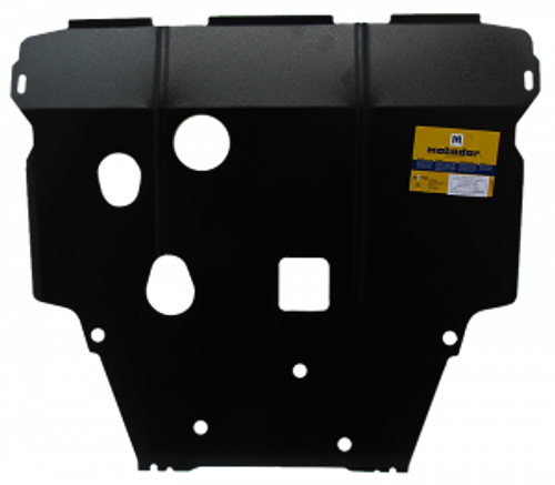 Защита картера Двигателя, КПП. 2 мм, Сталь. для KIA Soul 2009-2011, Hyundai i20 2008-2013 MOTODOR.01010