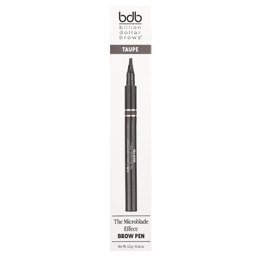 Billion Dollar Beauty, Billion USD Brows, The Microblade Effect, ручка для бровей, коричневая, 1,2 г (0,42 унции)