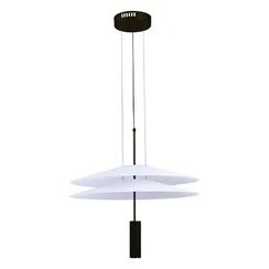 SL6101.403.01 Люстра подвесная ST-Luce Черный/Белый LED 1*15W 3000K ISOLA