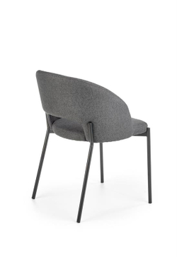 Стул HALMAR K373 серый/черный