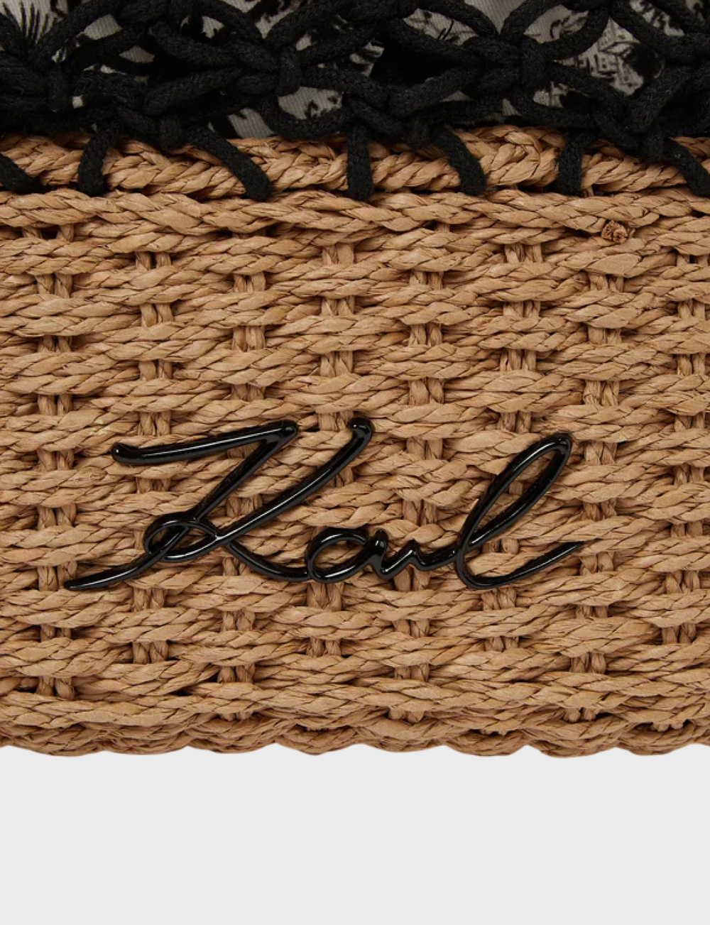 Сумка с органайзером KARL LAGERFELD K/Signature Makrame Beach Bag